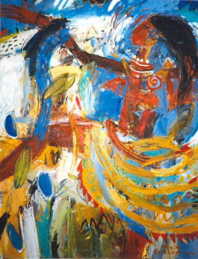 086 Fishy Dance 130x100 2000