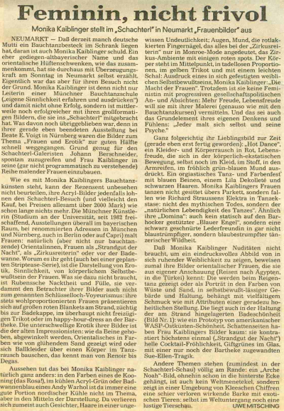 1986 Mittelbayerische Zeitung 17.18.6.1986