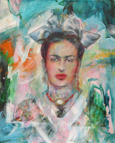 508 Frida Mit Schleife 50x40 2022