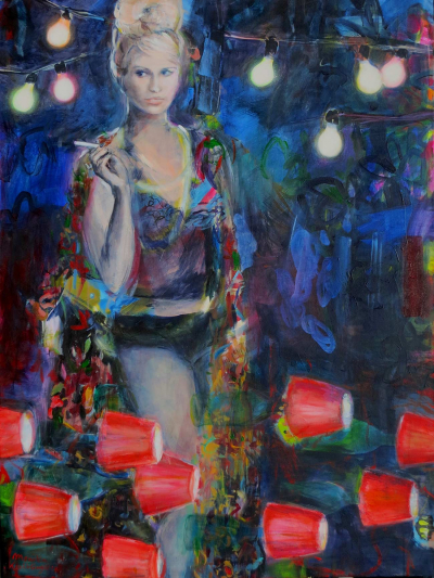 608 Lady With Lamps 160x120 2014