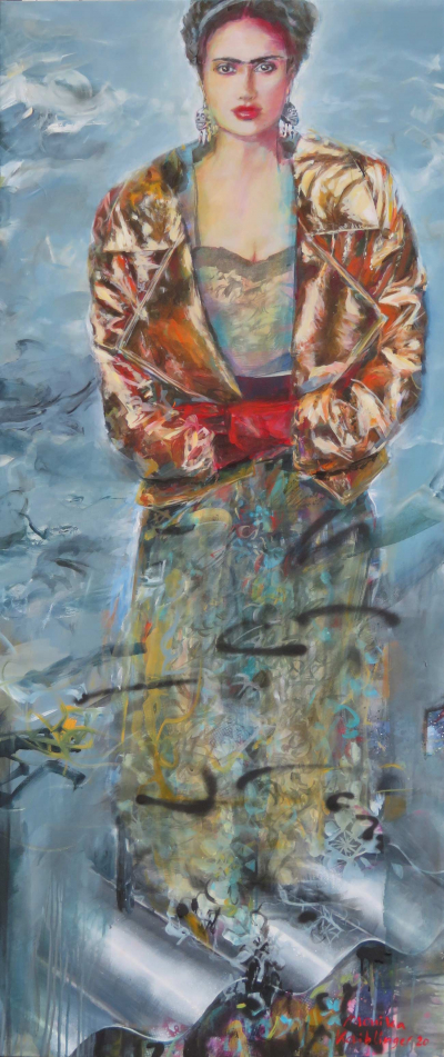 714 Salma Mit Goldjacke 175x75