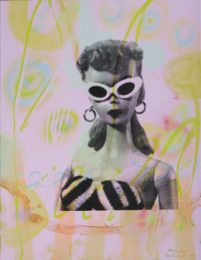 793 Barbie Siebdruck Rosa 130x100 2023